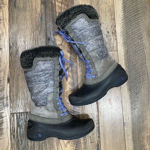 The North Face Fur Snow boots Wm 5.5 - Picture 1 of 10